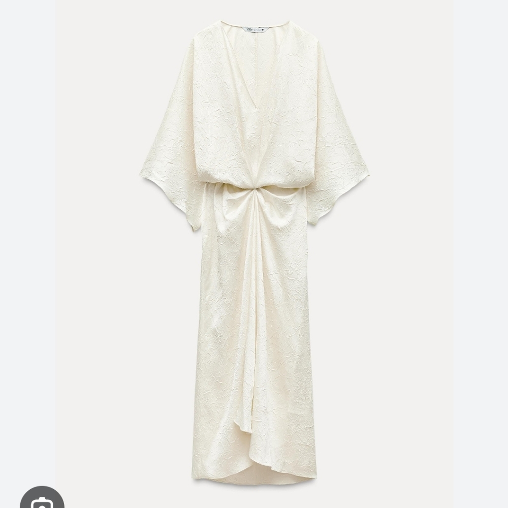 Zara Satin Midi Dress Size XS and S - Picture 16 of 16